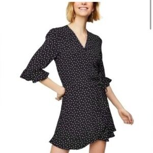 🔴Loft Wrap Polka Dot Faux Wrap Romper - Size 16